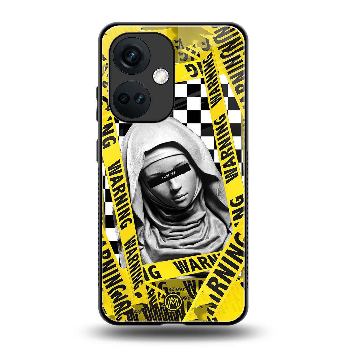 explicit signal back phone cover | glass case for oneplus nord ce 3