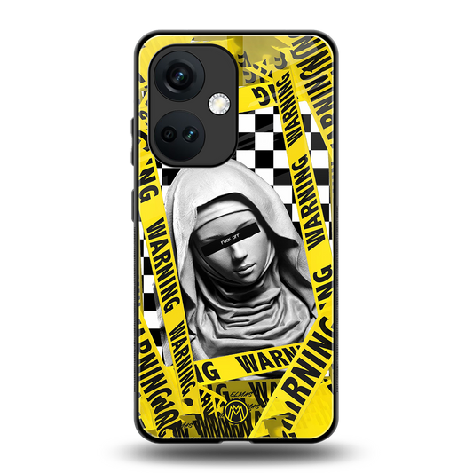 explicit signal back phone cover | glass case for oneplus nord ce 3