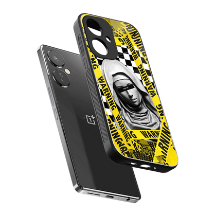 explicit signal back phone cover | glass case for oneplus nord ce 3