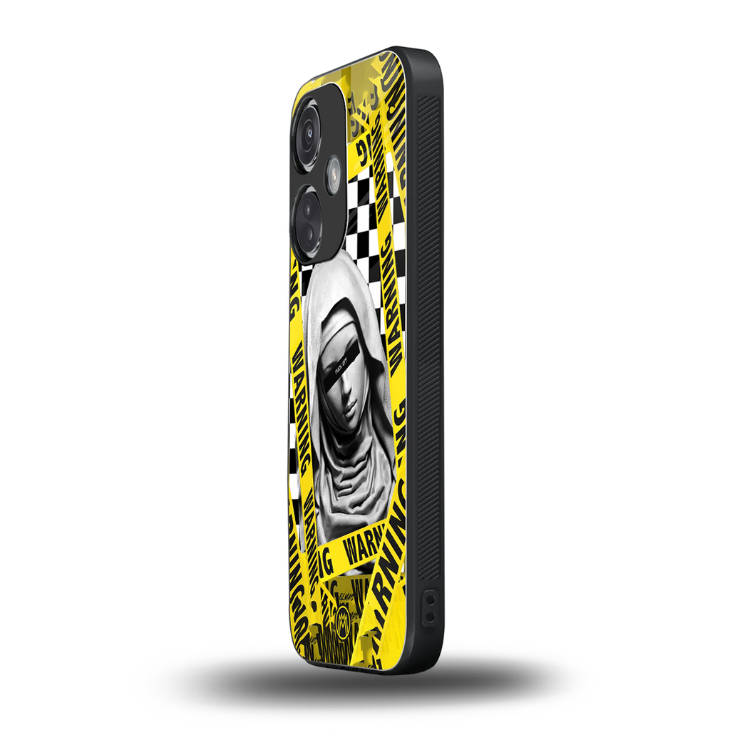 explicit signal back phone cover | glass case for oneplus nord ce 3