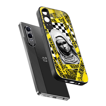 explicit signal back phone cover | glass case for oneplus nord ce 4 lite