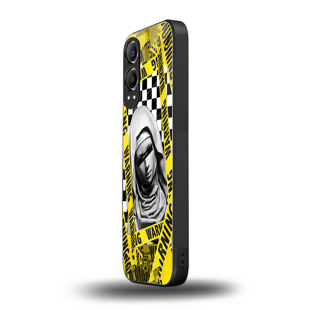 explicit signal back phone cover | glass case for oneplus nord ce 4 lite
