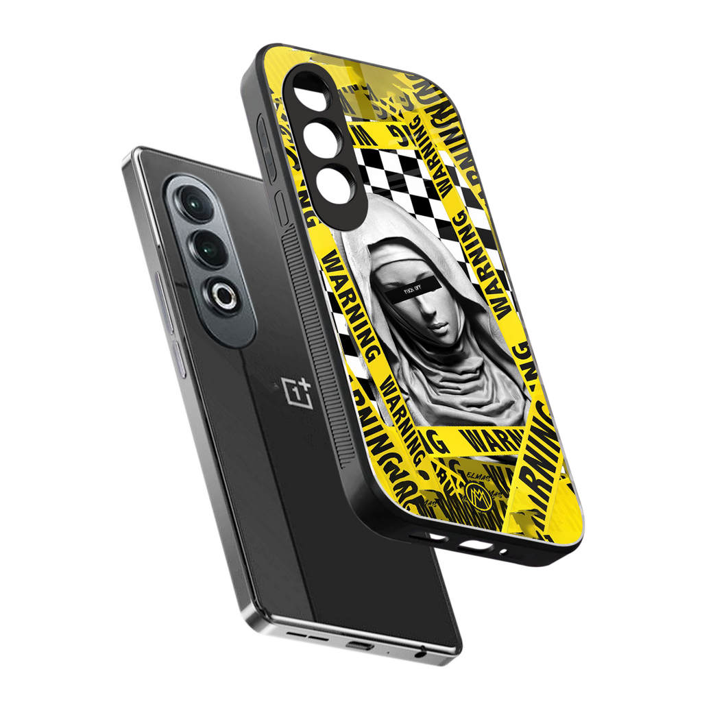 explicit signal back phone cover | glass case for oneplus nord ce 4