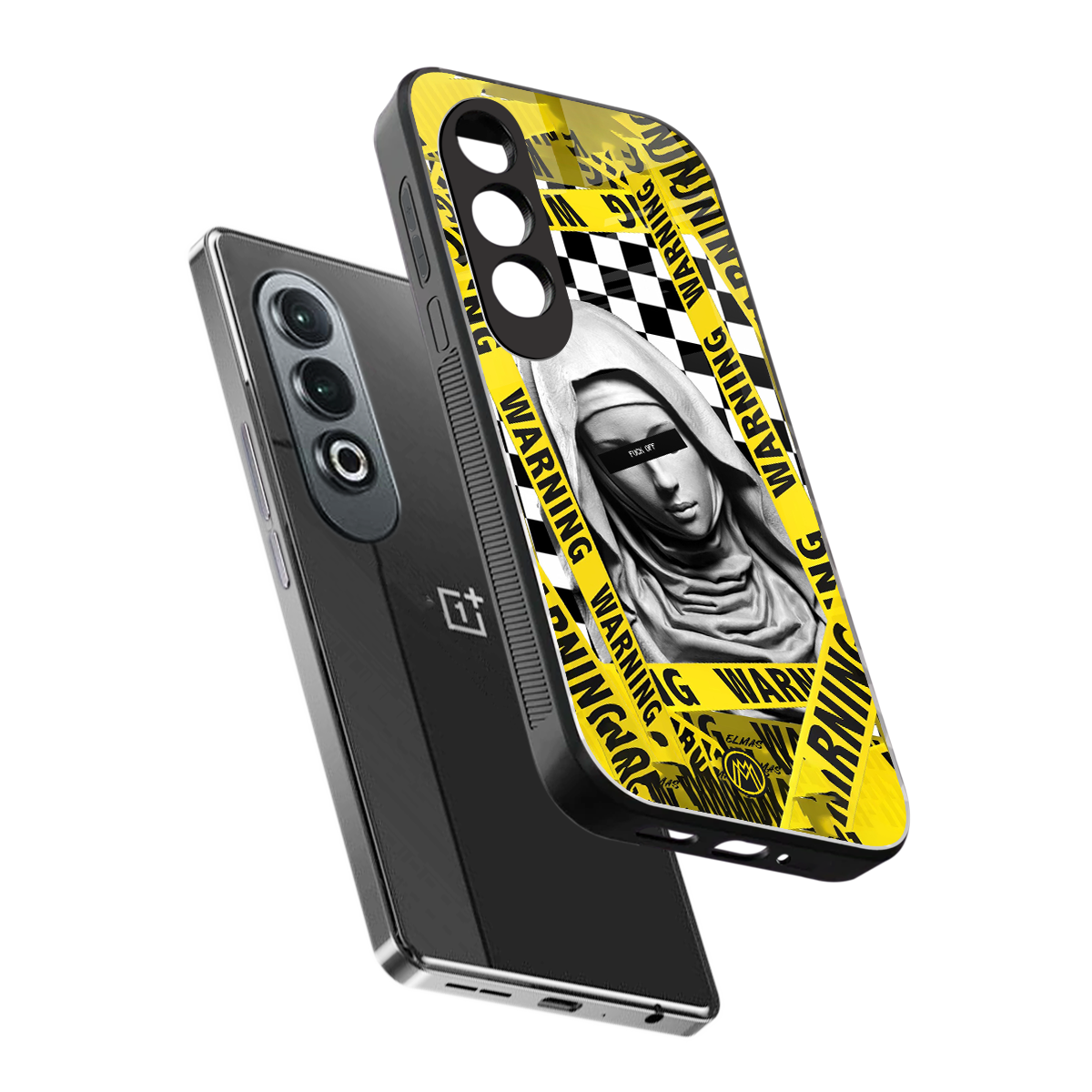 explicit signal back phone cover | glass case for oneplus nord ce 4