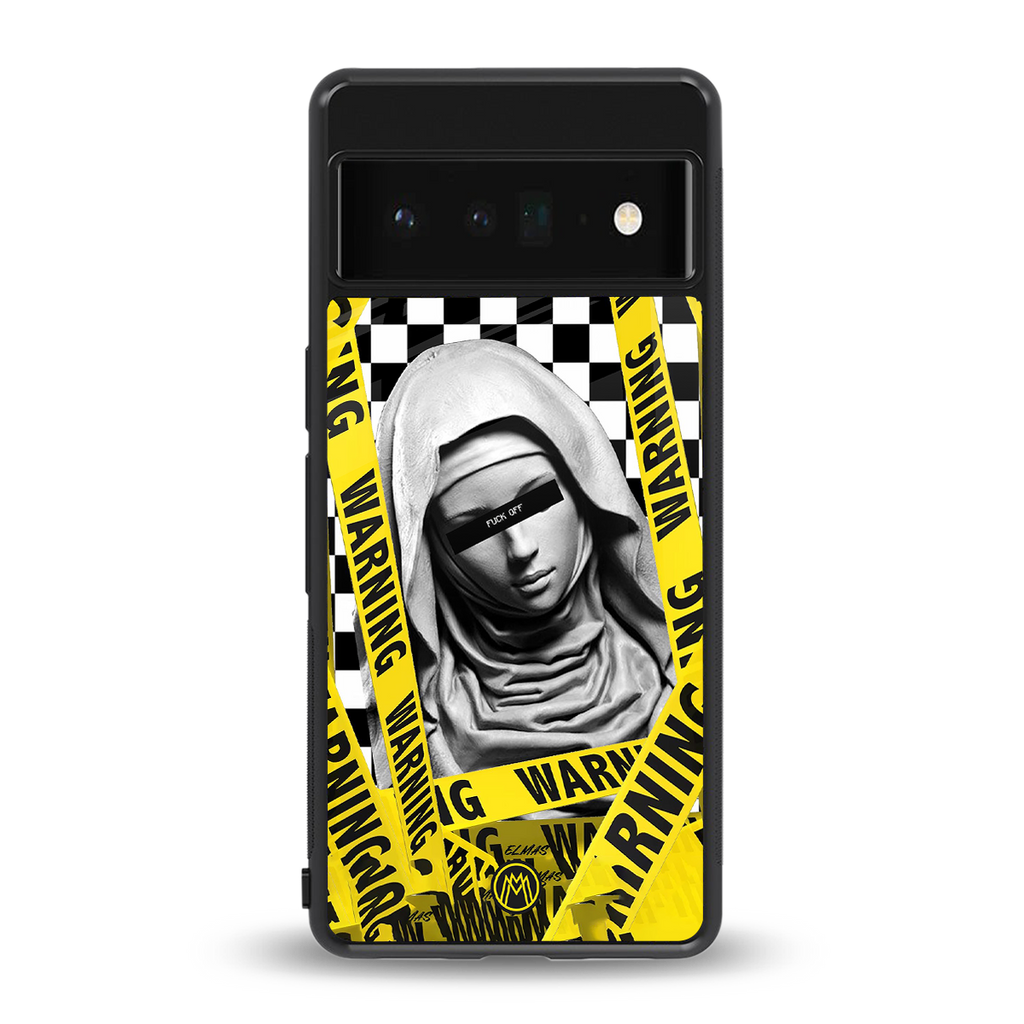 explicit signal back phone cover | glass case for google pixel 6 pro