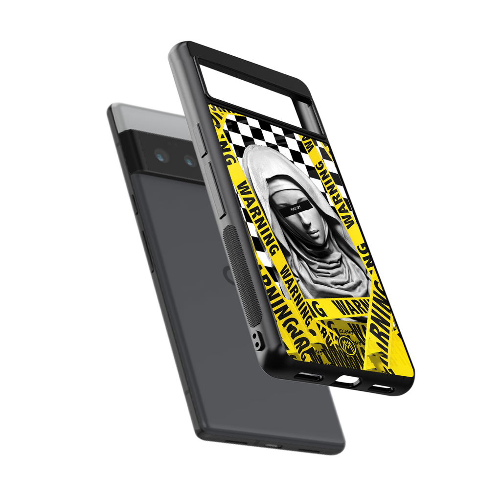 explicit signal back phone cover | glass case for google pixel 6 pro