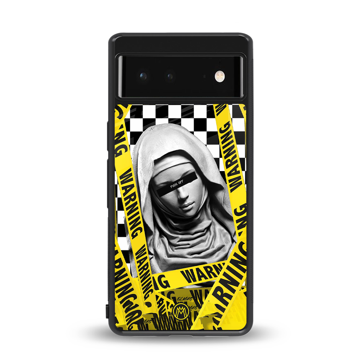 explicit signal back phone cover | glass case for Google Pixel 6A