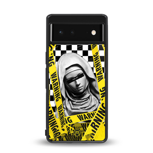 explicit signal back phone cover | glass case for Google Pixel 6A