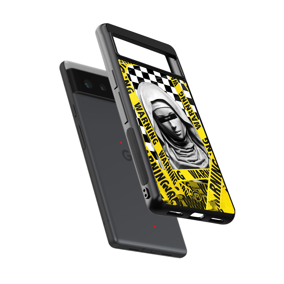 explicit signal back phone cover | glass case for Google Pixel 6A
