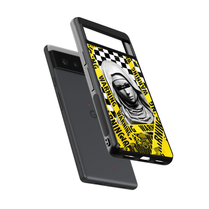 explicit signal back phone cover | glass case for Google Pixel 6A