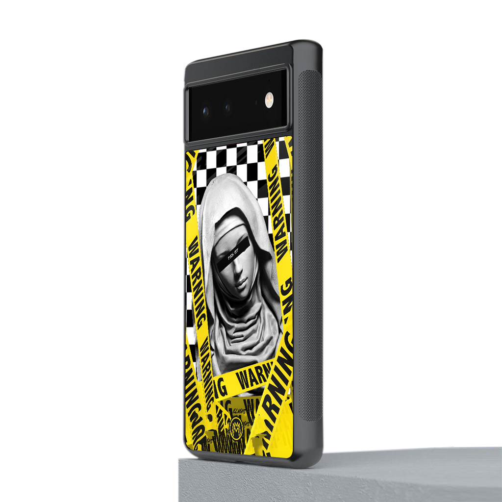 explicit signal back phone cover | glass case for Google Pixel 6A