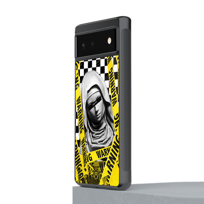 explicit signal back phone cover | glass case for Google Pixel 6A