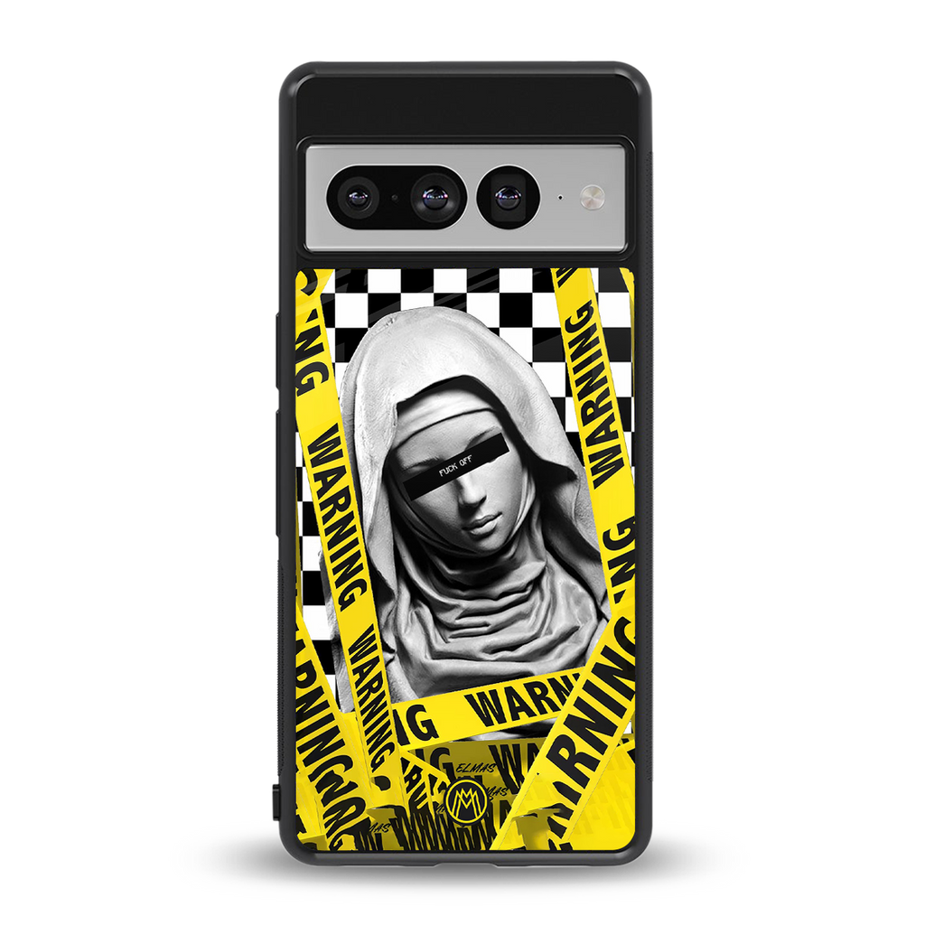 explicit signal back phone cover | glass case for google pixel 7 pro