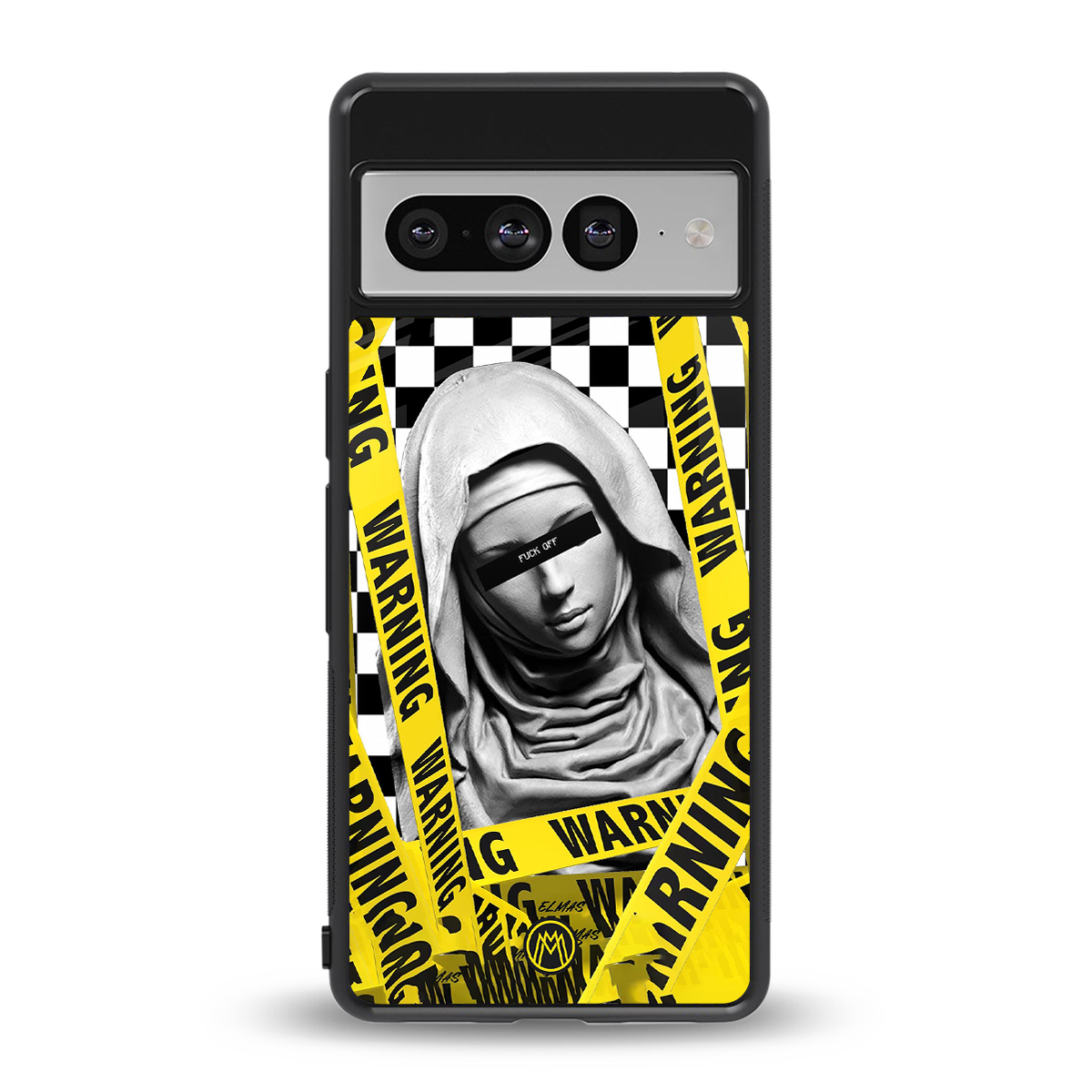 explicit signal back phone cover | glass case for google pixel 7 pro