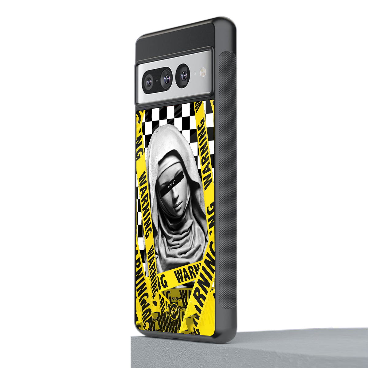 explicit signal back phone cover | glass case for google pixel 7 pro