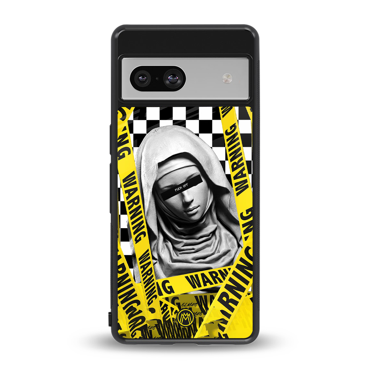 explicit signal back phone cover | glass case for Google Pixel 7A