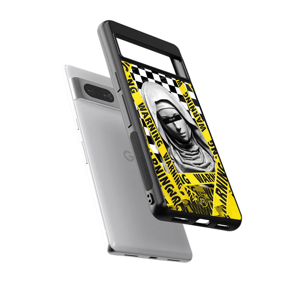 explicit signal back phone cover | glass case for Google Pixel 7A