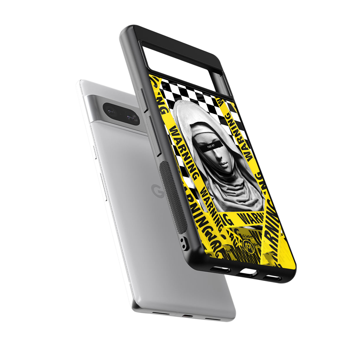 explicit signal back phone cover | glass case for Google Pixel 7A