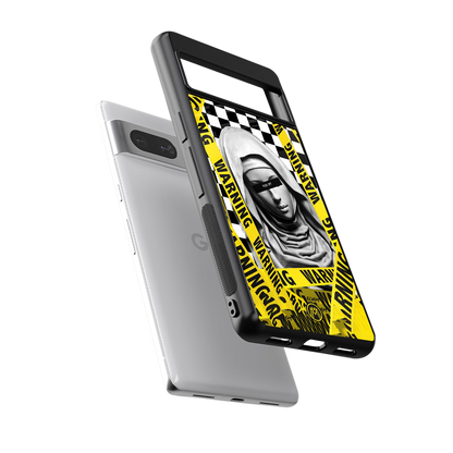 explicit signal back phone cover | glass case for Google Pixel 7A