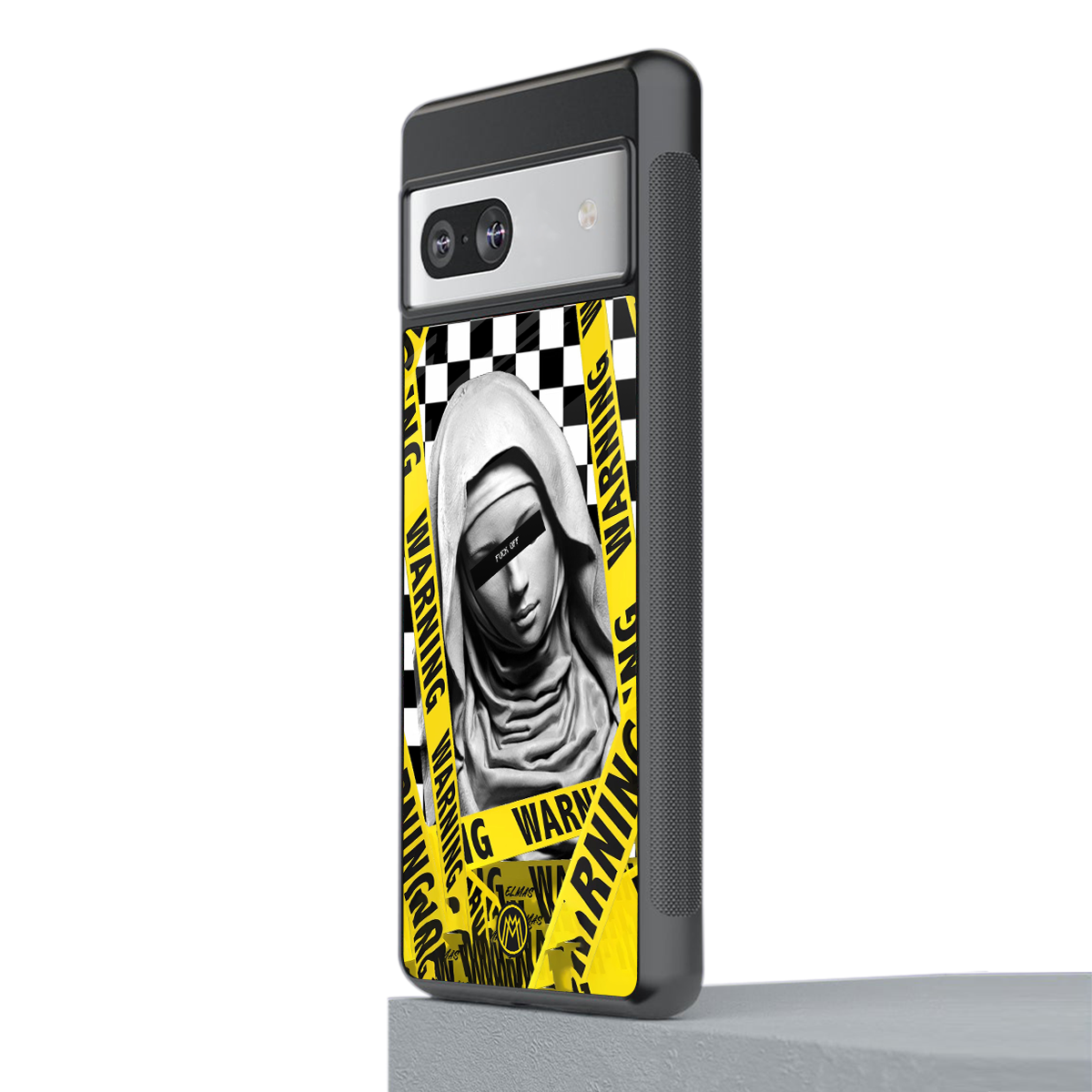 explicit signal back phone cover | glass case for Google Pixel 7A