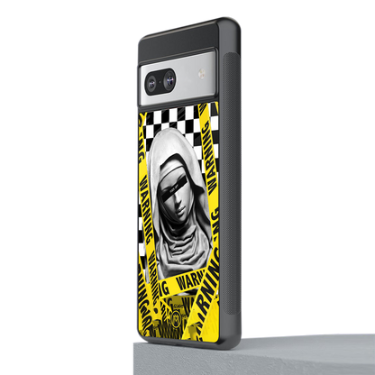 explicit signal back phone cover | glass case for Google Pixel 7A