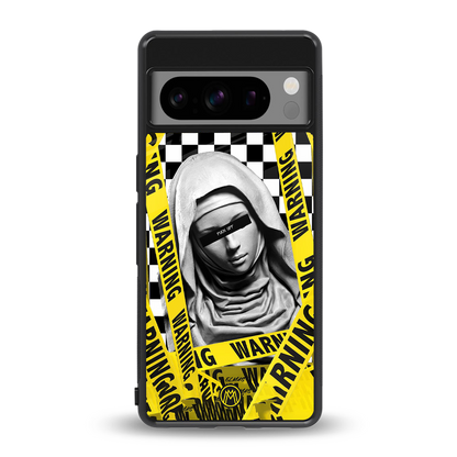 explicit signal back phone cover | glass case for google pixel 8 pro