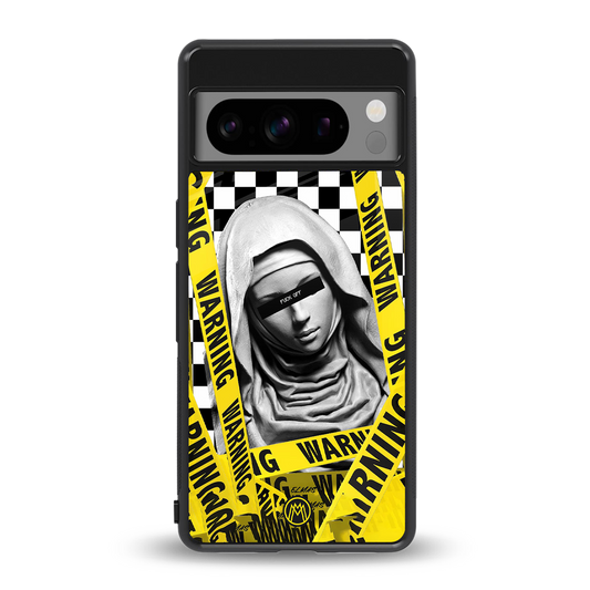 explicit signal back phone cover | glass case for google pixel 8 pro