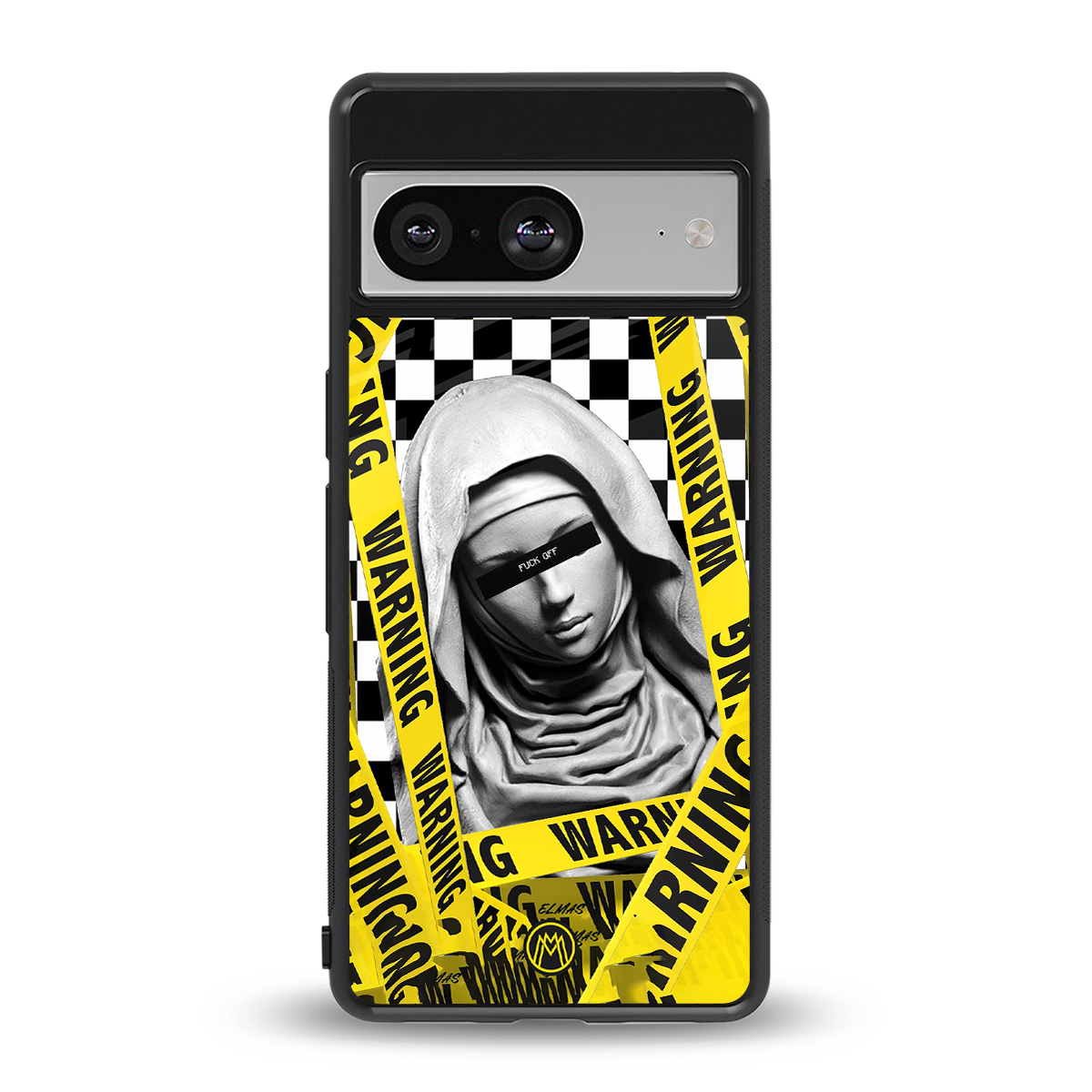 explicit signal back phone cover | glass case for Google Pixel 8