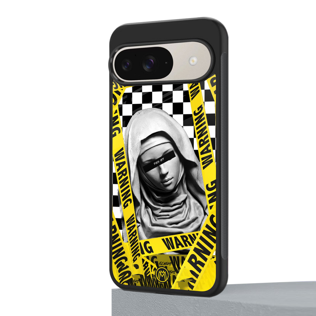 explicit signal back phone cover | glass case for google pixel 9