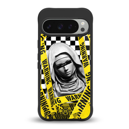 explicit signal back phone cover | glass case for google pixel 9 pro xl
