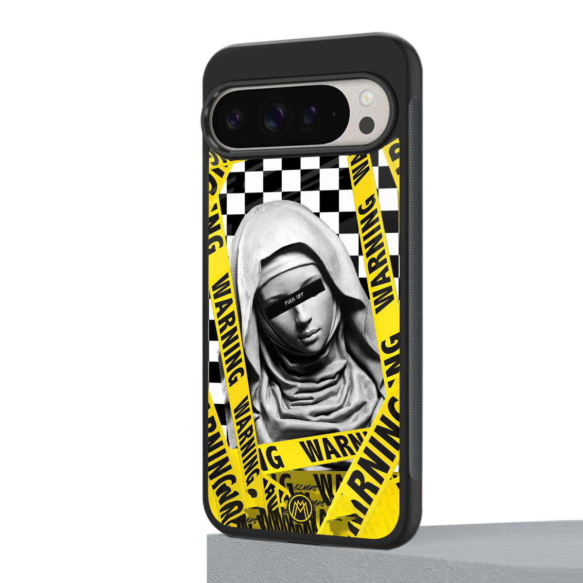 explicit signal back phone cover | glass case for google pixel 9 pro xl