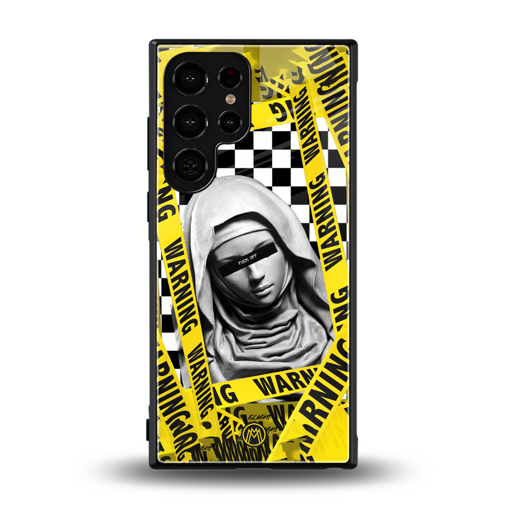 explicit signal back phone cover | glass case for samsung galaxy s23 ultra