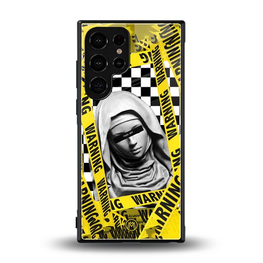 explicit signal back phone cover | glass case for samsung galaxy s23 ultra