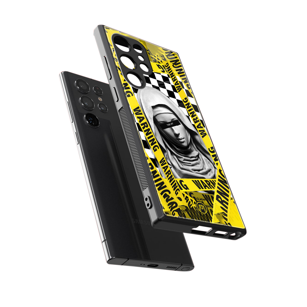 explicit signal back phone cover | glass case for samsung galaxy s23 ultra