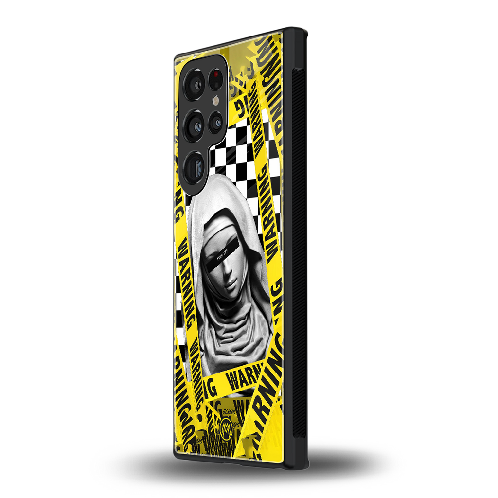 explicit signal back phone cover | glass case for samsung galaxy s23 ultra