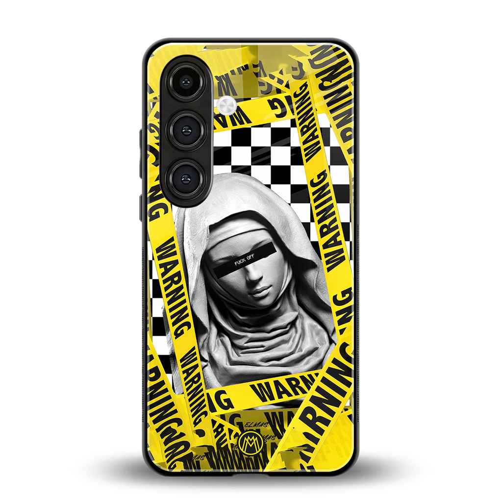 explicit signal back phone cover | glass case for samsung galaxy s25 plus