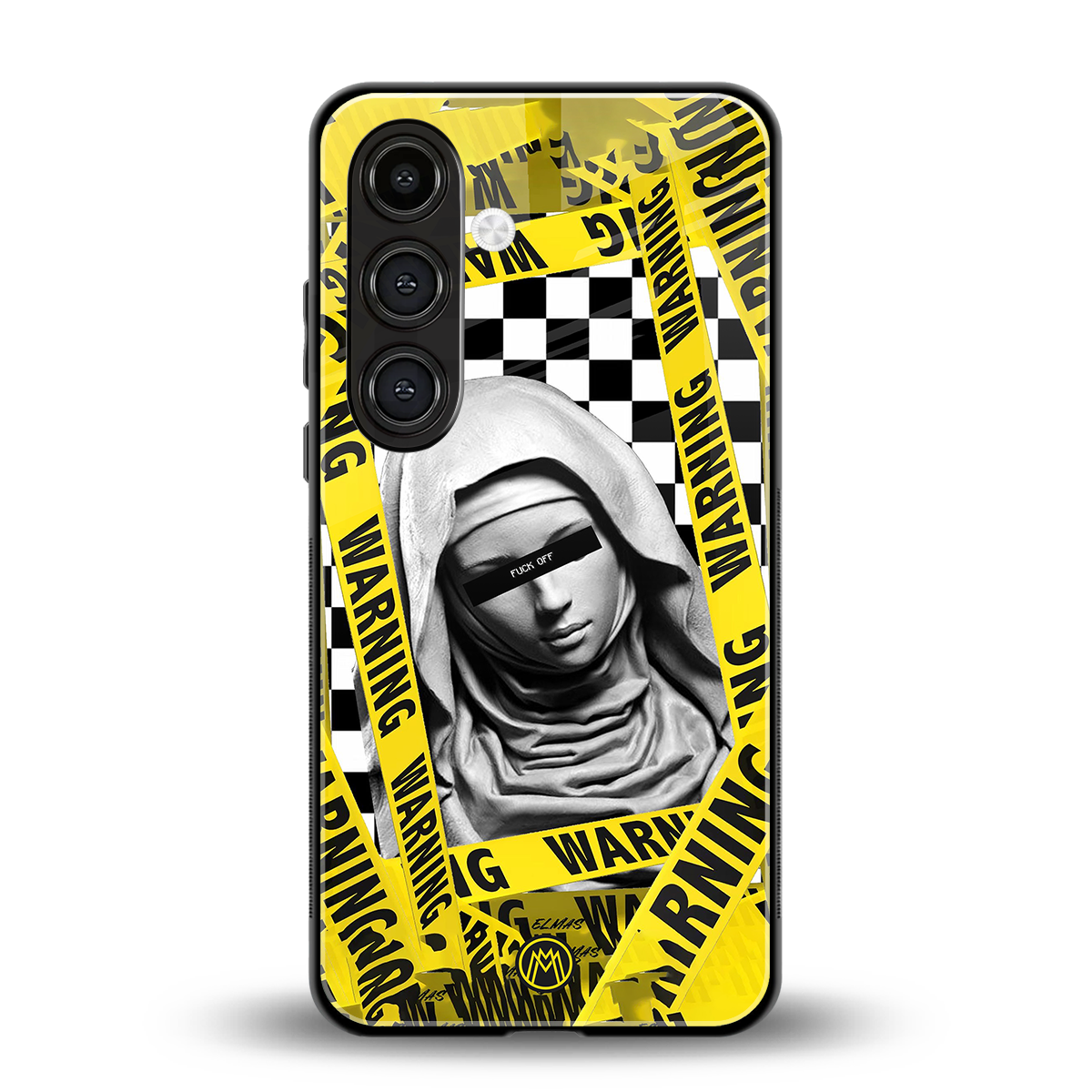 explicit signal back phone cover | glass case for samsung galaxy s24 fe