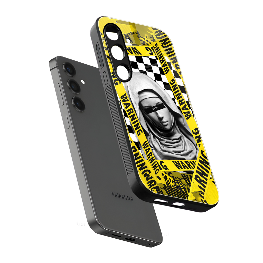 explicit signal back phone cover | glass case for samsung galaxy s25 plus