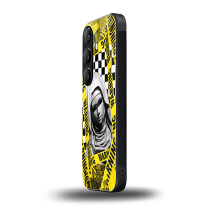 explicit signal back phone cover | glass case for samsung galaxy s24 fe