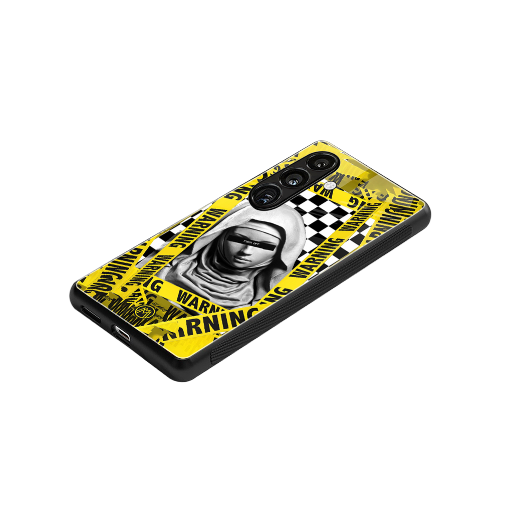 explicit signal back phone cover | glass case for samsung galaxy s25 plus