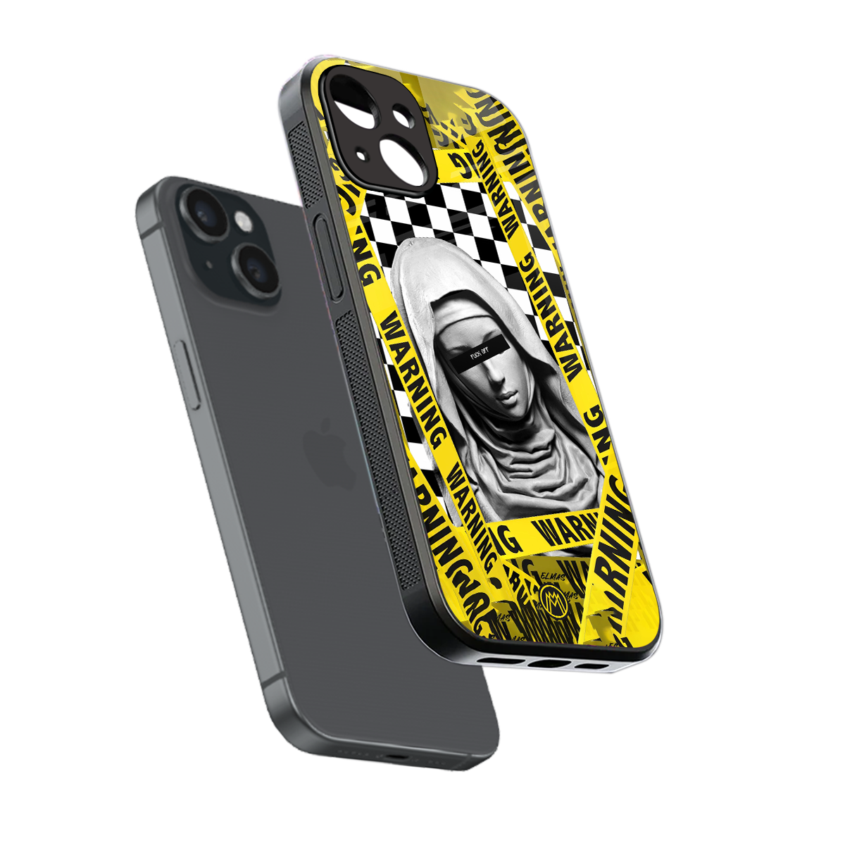 explicit signal back phone cover | glass case for iphone 15