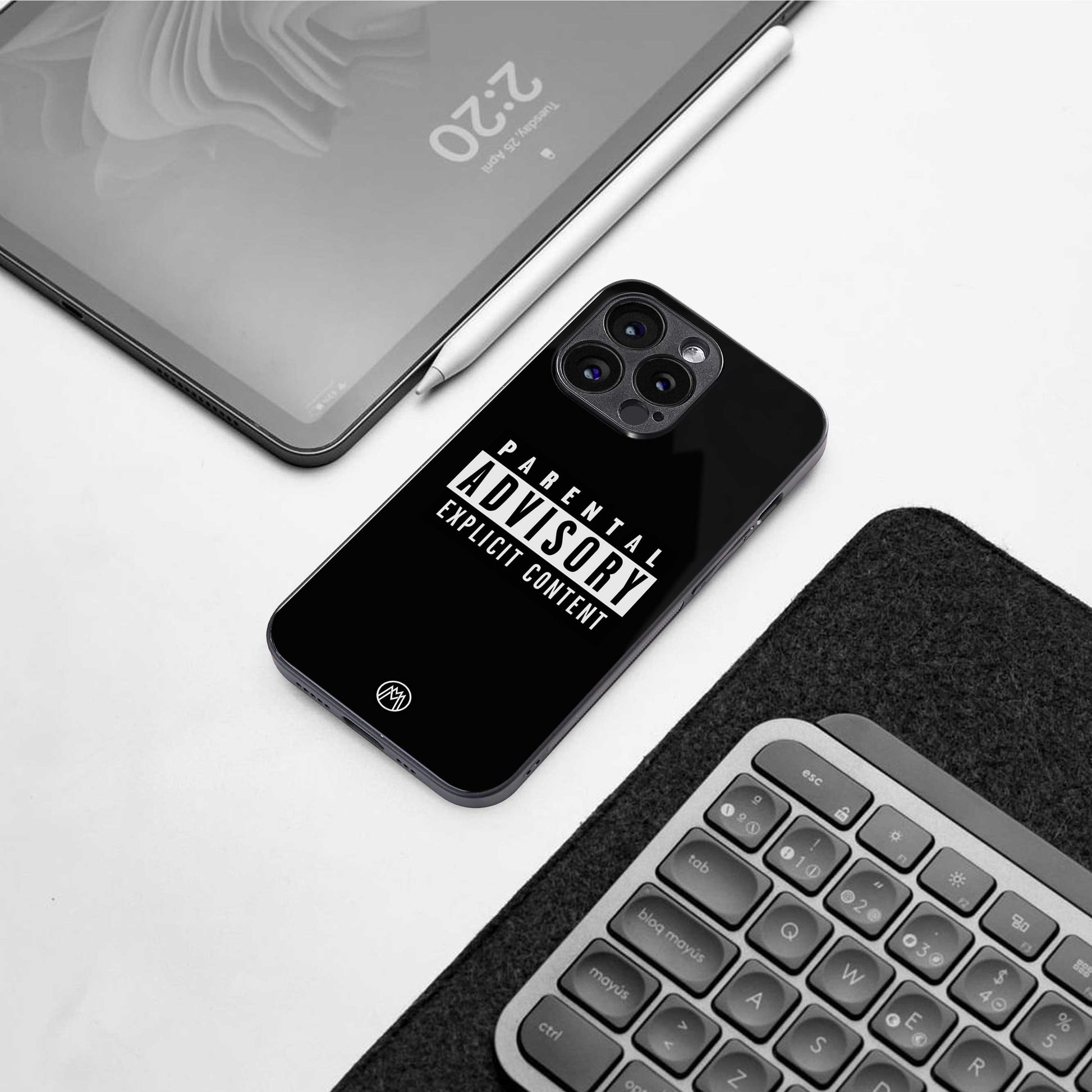 explicit content back phone cover | glass case for iphone 13 pro max