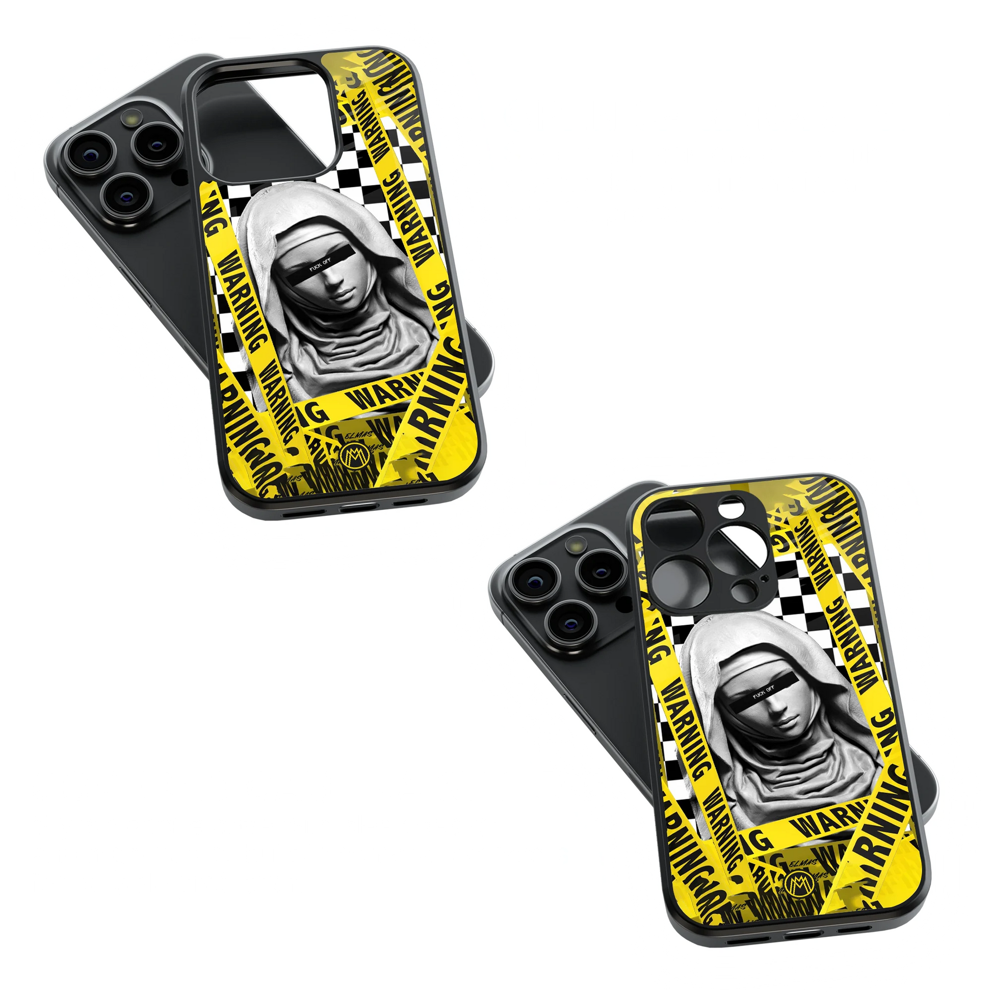 Trendy Glass Back Mobile Case for iPhone, Samsung, Redmi, OnePlus, Google Pixel, Motorola