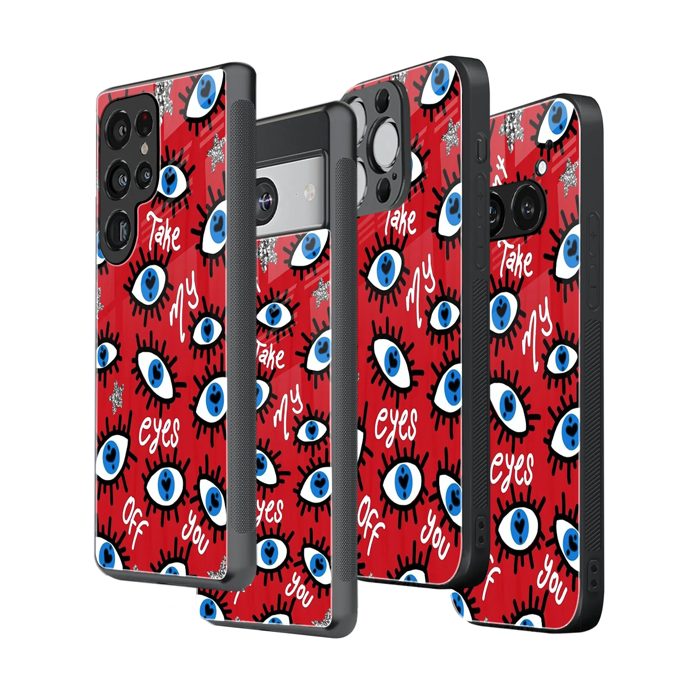 Stylish Glass Back Case for All Smartphones iPhone, Samsung, OnePlus, Pixel, Redmi, Oppo, Vivo, Motorola