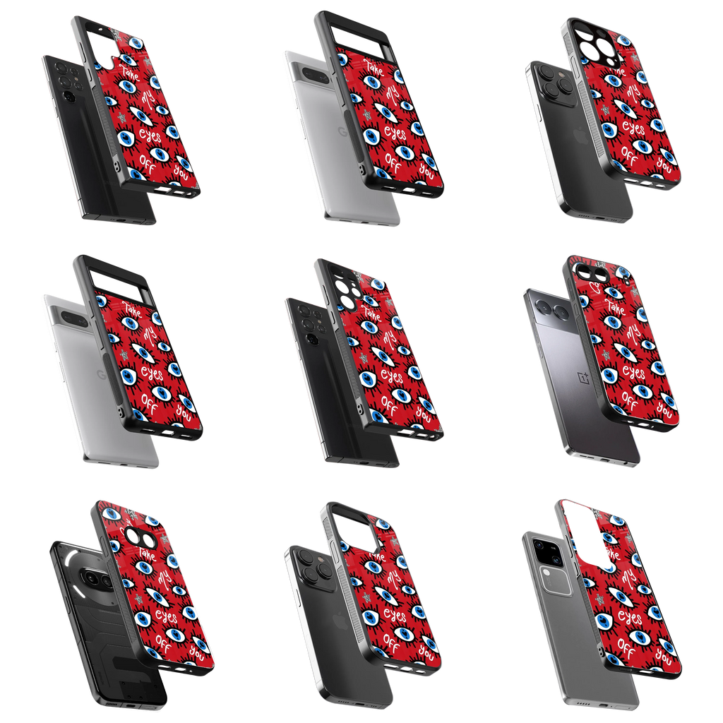 Durable Glass Back Mobile Case for iPhone, Samsung, OnePlus, Google Pixel, Redmi, Vivo, Oppo