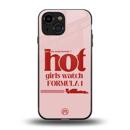 f1 chic back phone cover | glass case for iphone 13 mini