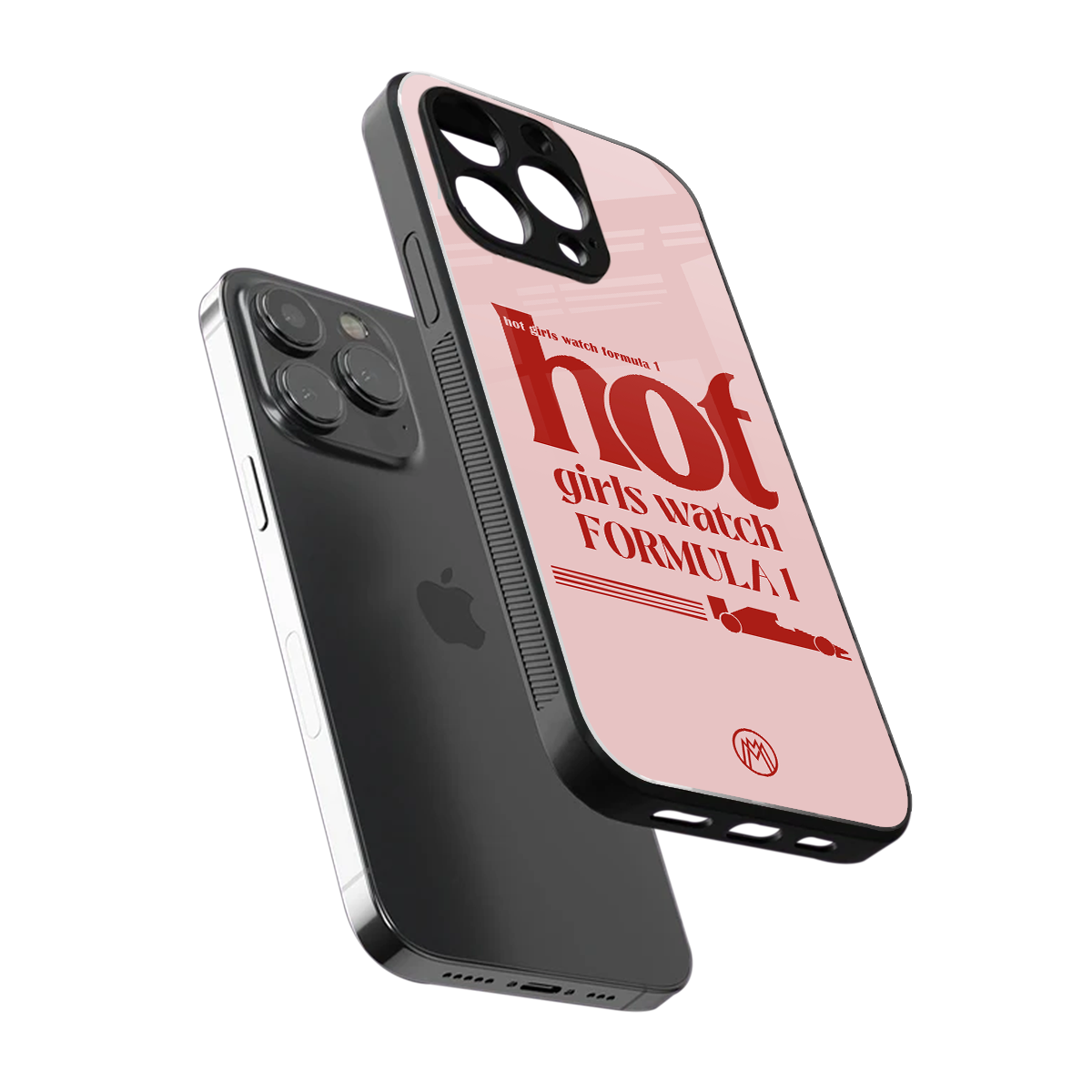 f1 chic back phone cover | glass case for iphone 13 pro max