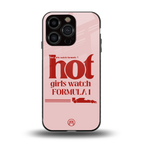 f1 chic back phone cover | glass case for iphone 13 pro