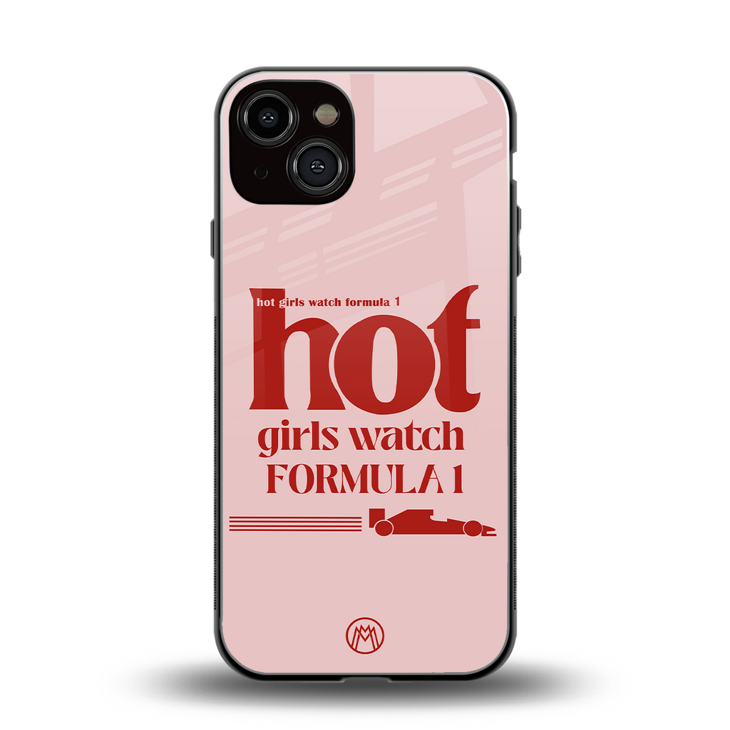 f1 chic back phone cover | glass case for iphone 13