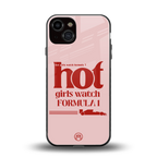 f1 chic back phone cover | glass case for iphone 13